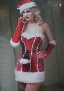 Новогодний эротический костюм Санта-Снегурочка №4