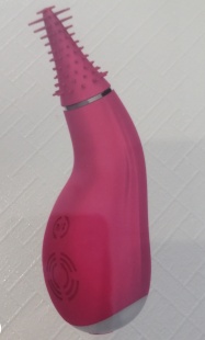 Вибратор анальный с вращением Candice (конус с  усиками),USB.