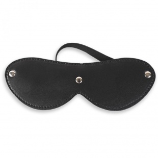 Закрытая маска на глаза на резинке, черная