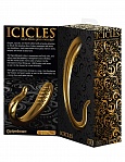 Фаллоимитатор ICICLES Gold Edition G spot G03 золотой