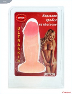 АНАЛЬНАЯ ВТУЛКА НА ПРИСОСКЕ "EROTICON" ULTRASKIN
