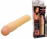 Удлинитель пениса 7,5 см CyberSkin® телесный