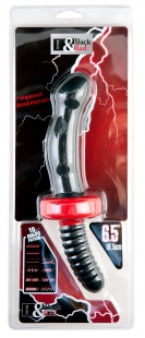 Вибратор 16,5 см, черный