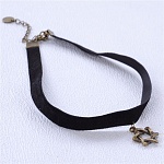 ЧОКЕР ЧЕРНЫЙ С ШЕСТИКОНЕЧНОЙ ЭВЕЗДОЙ