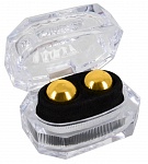 Шарики вагинальные  Ben Wa золотые