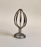 Анальная втулка металл серебро 9 см