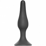 Анальная пробка Backdoor Black Edition «Slim Anal Plug Large Dark Grey»