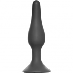 Анальная пробка Backdoor Black Edition «Slim Anal Plug Large Dark Grey»