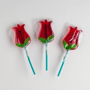 Карамель леденцовая "Тюльпан" со вкусом вишни