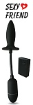 Стимулятор анально-вагинальный с вибрацией цвет:черный Sexy Friend