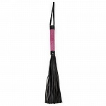 ПЛЕТЬ РУКОЯТИ 150 ММ L ХВОСТА 250 ММ ЦВЕТ РОЗОВЫЙ АРТ. EK-3306 L