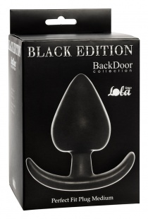 АНАЛЬНАЯ ВТУЛКА BLACK EDITION PERFECT FIT PLUG MEDIUM