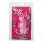 Анальная цепочка с вибрацией Pretty in Pearl Pink