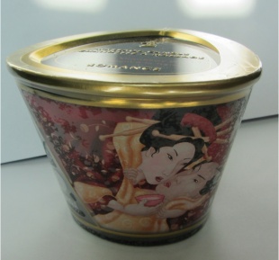 Массажное арома масло в виде свечи, Sparrkling Strawberry WineКлубничное вино 170 МЛ