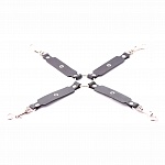 Крестик с карабинами для  фиксации рук и ног СН-9101