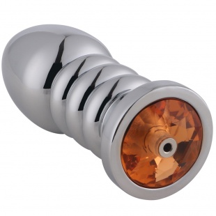 Анальная пробка с вибрацией RUNYU "RY-123", Silver