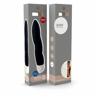 ВИБРОМАССАЖЕР ДЛЯ ВНУТРЕННЕЙ И ВНЕШНЕЙ СТИМУЛЯЦИИ ЧЕРНЫЙ  "FUN FACTORY" JAZZE