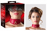 ОШЕЙНИК ИЗ ПЕРФОРИРОВАННОЙ КОЖИ BAD KITTY NAUGHTY TOYS COLLAR