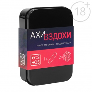 Вибропуля в наборе для двоих «Ахи вздохи. Плоды страсти», (2 неоновых кубика, вибропуля), 18+