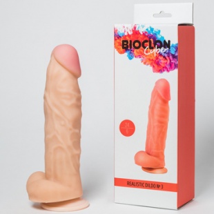 Фаллоимитатор реалистичный на присоске Bioclon Cyber № 3 863138