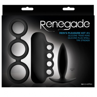НАБОР ДЛЯ СЕКСА ЧЕРНЫЙ RENEGADE MENS PLEASURE KIT 1