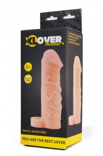 Насадка удлинняющая с кольцом TOYFA XLover 17 см
