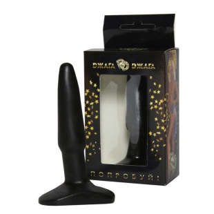 Фаллоимитатор анальный №4, черный 650-04