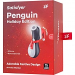 ВАКУУМНО-ВОЛНОВОЙ СТИМУЛЯТОР КЛИТОРА «ПИНГВИН НОВОГОДНИЙ»