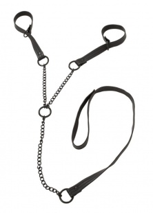 Наручники с поводком Bad Kitty Handcuffs Leash