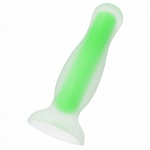 Анальная втулка светящаяся в темноте Beyond by Toyfa Mortimer Glow, прозрачная, 12,5 см