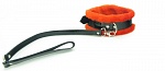 ОШЕЙНИК С КРАСНЫМ МЕХОМ BDSM LIGHT