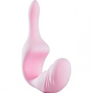 Безремневой страпон анальный Share XS, розовый