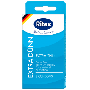 Презервативы Ritex EXTRA THIN Экстра Тонкие 8шт.