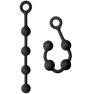 Анальная цепочка Kink - Solid Anal Balls 13 чёрная