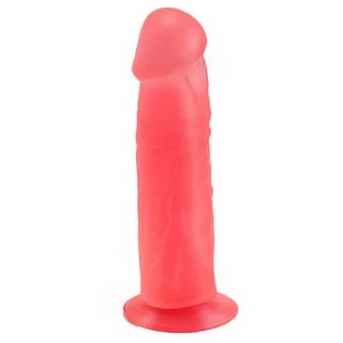 Фаллоимитатор на присоске розовый 217400