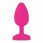 АНАЛЬНАЯ ВИБРОВТУЛКА РОЗОВАЯ FUN TOYS GPLUG BIOSKIN