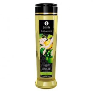 Масло массажное Shunga Erotic Massage Oil Зеленый чай - 240 мл.