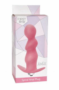 АНАЛЬНАЯ ВИБРОВТУЛКА LOLA TOYS SPIRAL  ANAL PLUG PINK
