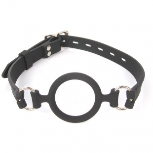 Кляп цвет черный, силикон NTB-80346