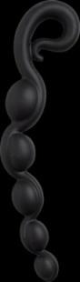 Цепочка анальная Bendy Beads черная