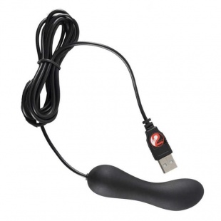 Вибропуля Black Velvets USB Vibrator, черная