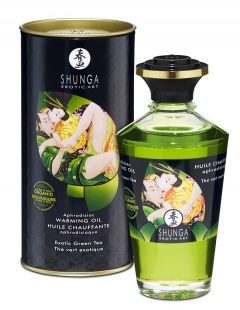 МАСЛО МАССАЖНОЕ ЭКЗОТИЧЕСКИЙ ЗЕЛЕНЫЙ ЧАЙ SHUNGA EROTIC ART 100 ML.