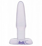 Прозрачная анальная пробка