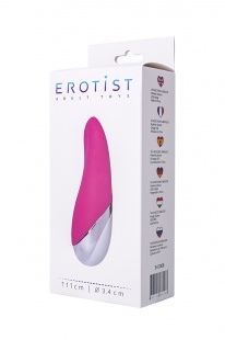 ВИБРОСТИМУЛЯТОР КРАСНЫЙ EROTIST ADULT TOYS