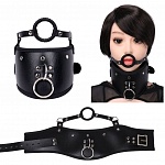 Ошейник-кляп 420 мм,черный