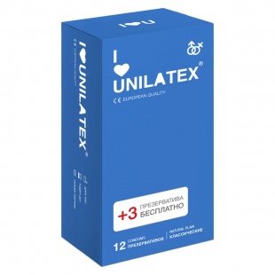Презервативы Unilatex Natural Plain 12шт.