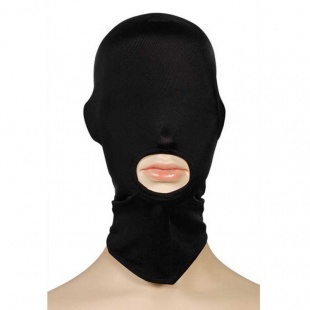 Закрытая маска-шлем на голову Пикантные Штучки, черная - OS