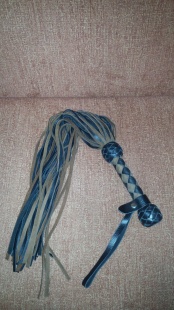 Плеть из натуральной кожи, цвет в ассортименте70см