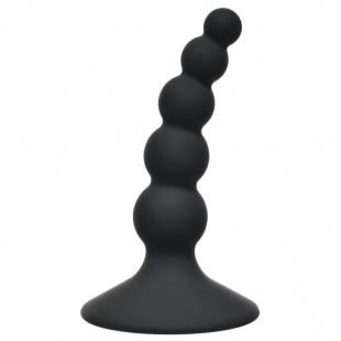 АНАЛЬНАЯ ПРОБКА ЧЕРНАЯ LOLA TOYS RIBBED  PLUG BLACK