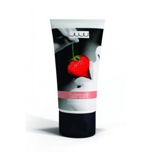 СЬЕДОБНЫЙ ЛУБРИКАНТ СО ВКУСОМ КЛУБНИЧКА "JUJU" 50 МЛ.